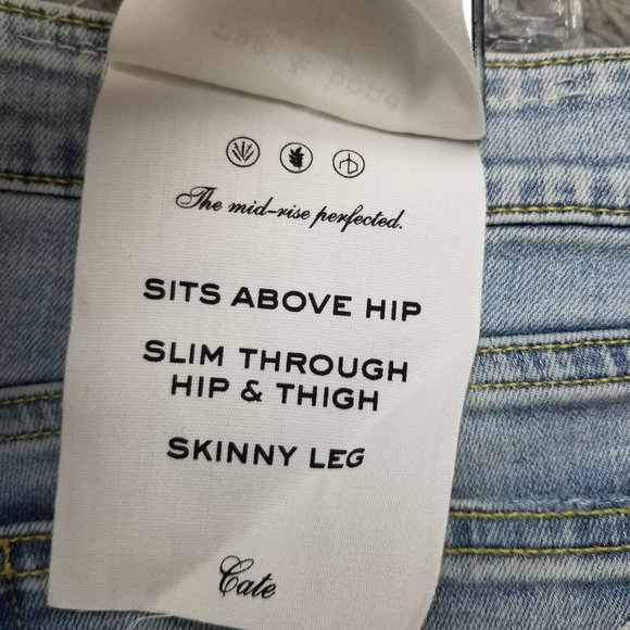 Rag & Bone Jeans Womens 31 Cate Stretch Mid Rise Ankle Skinny Distressed NWT - Picture 14 of 16